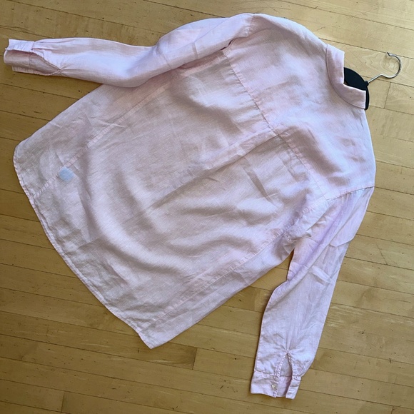 J.McLaughlin Fallon Linen light pink tunic top, S, L1038 - Picture 5 of 5